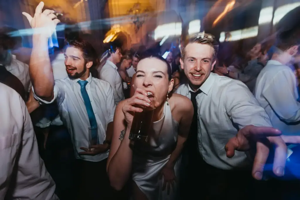 Bachelor party in Miami with a lively nightlife atmosphere and party crowd