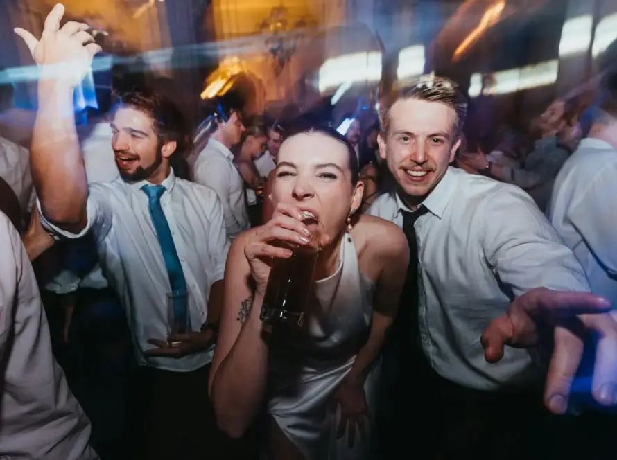 Bachelor party in Miami with a lively nightlife atmosphere and party crowd