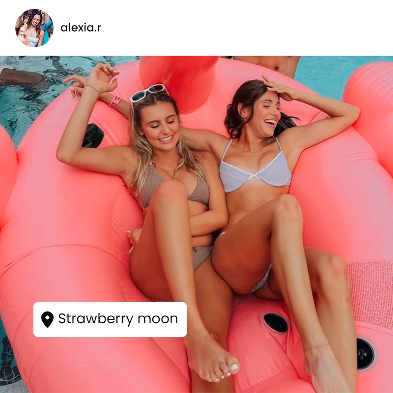 Crowd enjoying a lively Miami pool party with DJs, drinks, and poolside energy