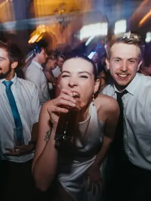 Bachelor party in Miami with a lively nightlife atmosphere and party crowd